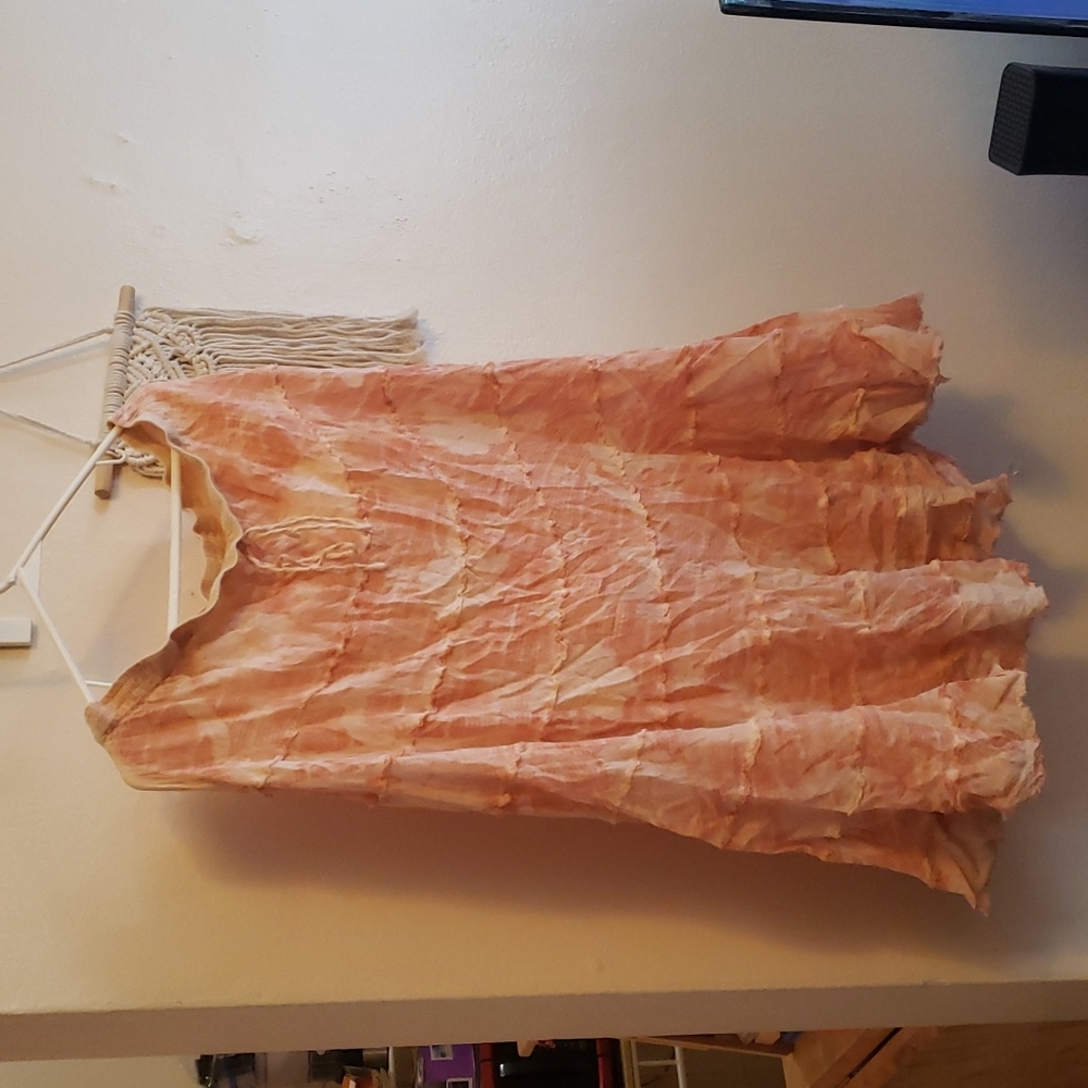 Size XL Peach colored long Skirt